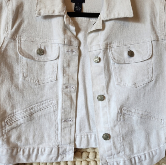 White Denim Jacket - Picture 6 of 9